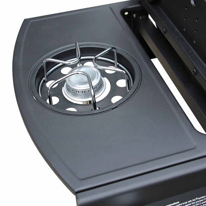 vidaXL Gas Barbecue Grill 4+1 Cooking Zone Black 5