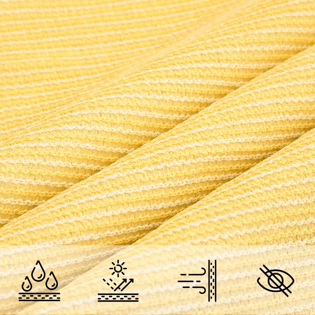 Sunshade Sail 160 g/m² 3.6x3.6 m HDPE Beige
