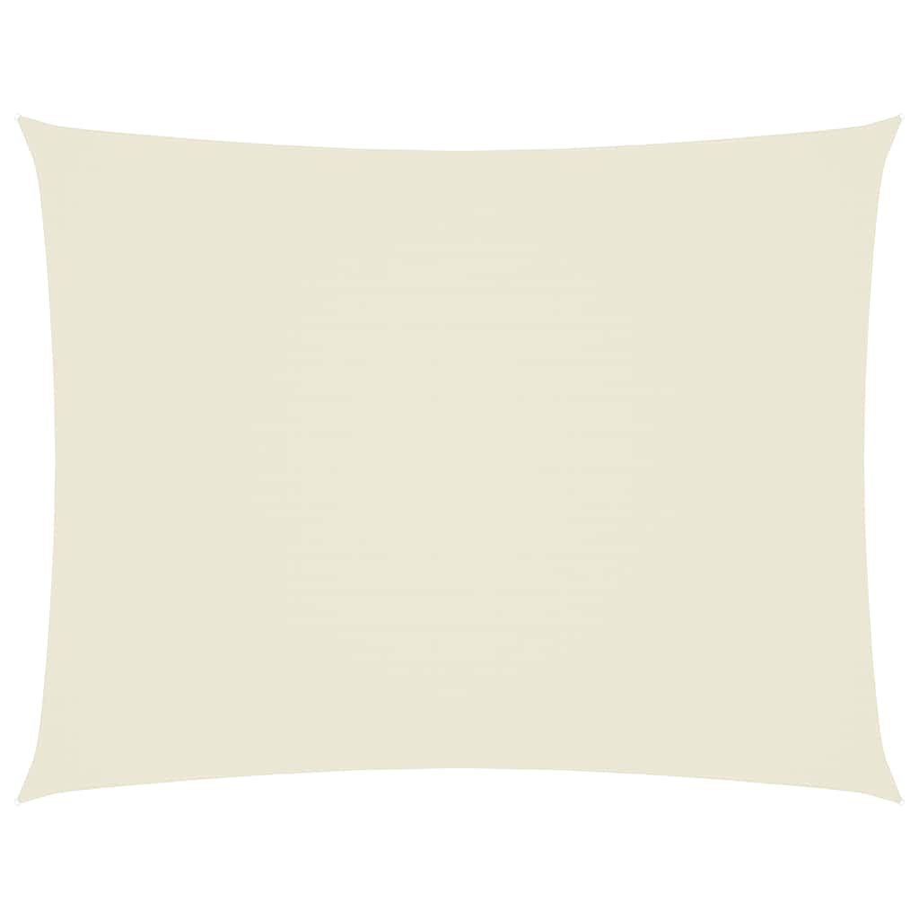 Sunshade Sail Oxford Fabric Rectangular 4x6 m Cream