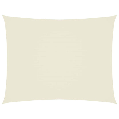 Sunshade Sail Oxford Fabric Rectangular 4x6 m Cream