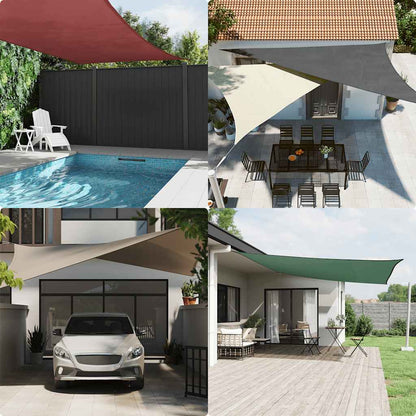 Sunshade Sail Oxford Fabric Rectangular 4x6 m Cream