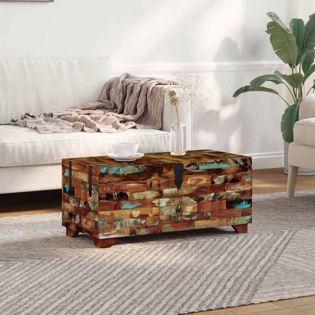 243320 vidaXL Coffee Table Box Chest Solid Reclaimed Wood 80x40x35 cm 1
