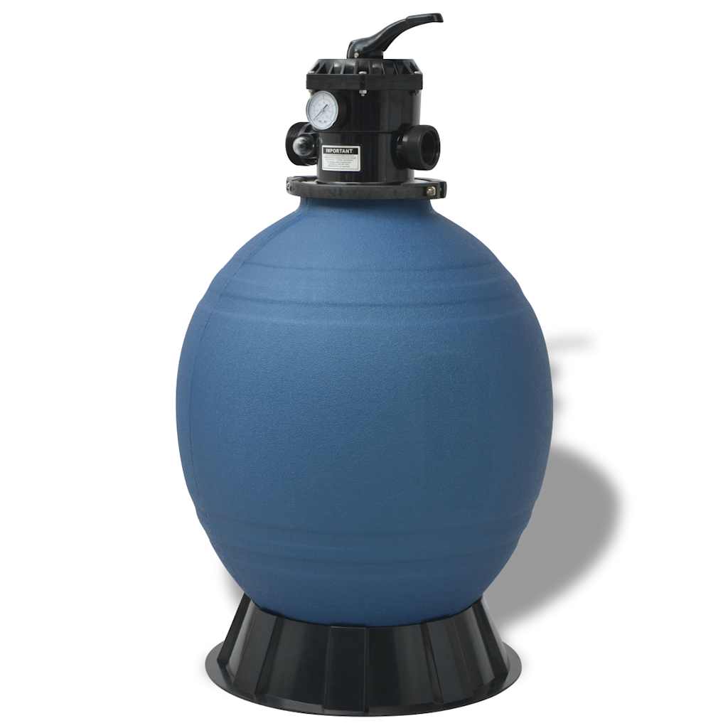 vidaXL Pool Sand Filter Blue Ø 55.9 x 96.5 cm PE 1