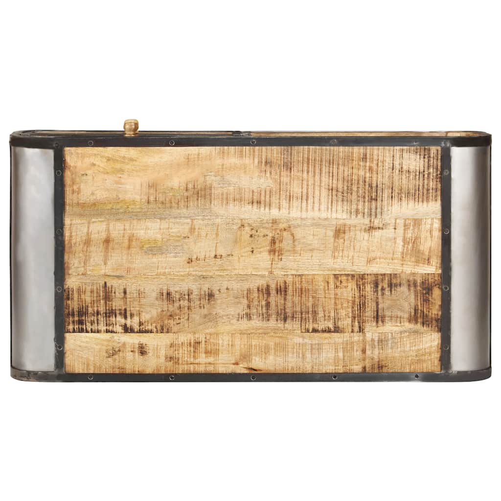 247804 vidaXL Coffee Table 100x50x35 cm Solid Mango Wood 4