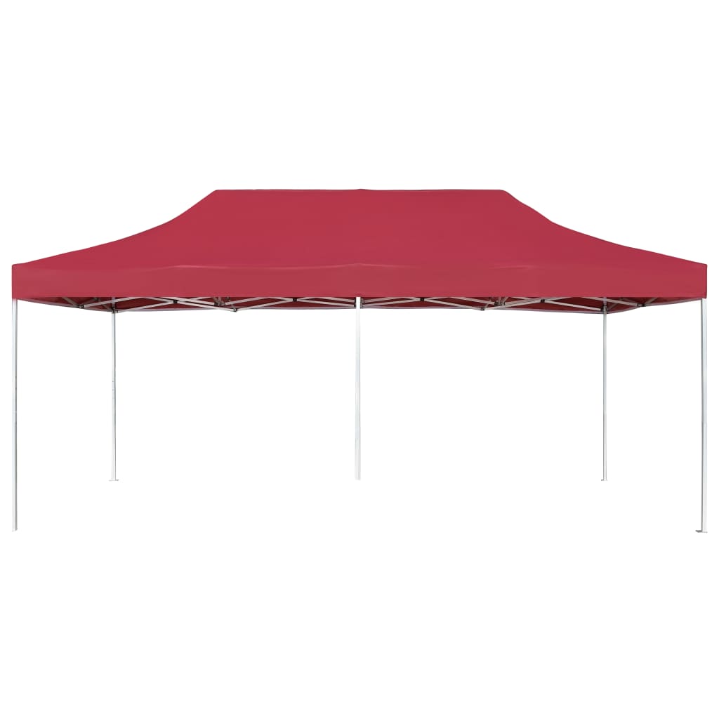 vidaXL Professional Folding Party Tent Aluminium 6x3 m Wine Red 2