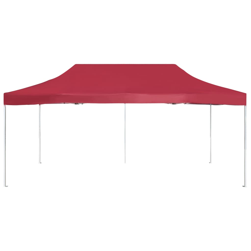 vidaXL Professional Folding Party Tent Aluminium 6x3 m Wine Red 3