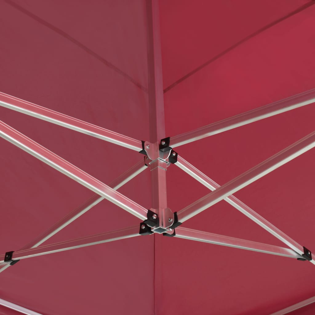 vidaXL Professional Folding Party Tent Aluminium 6x3 m Wine Red 5
