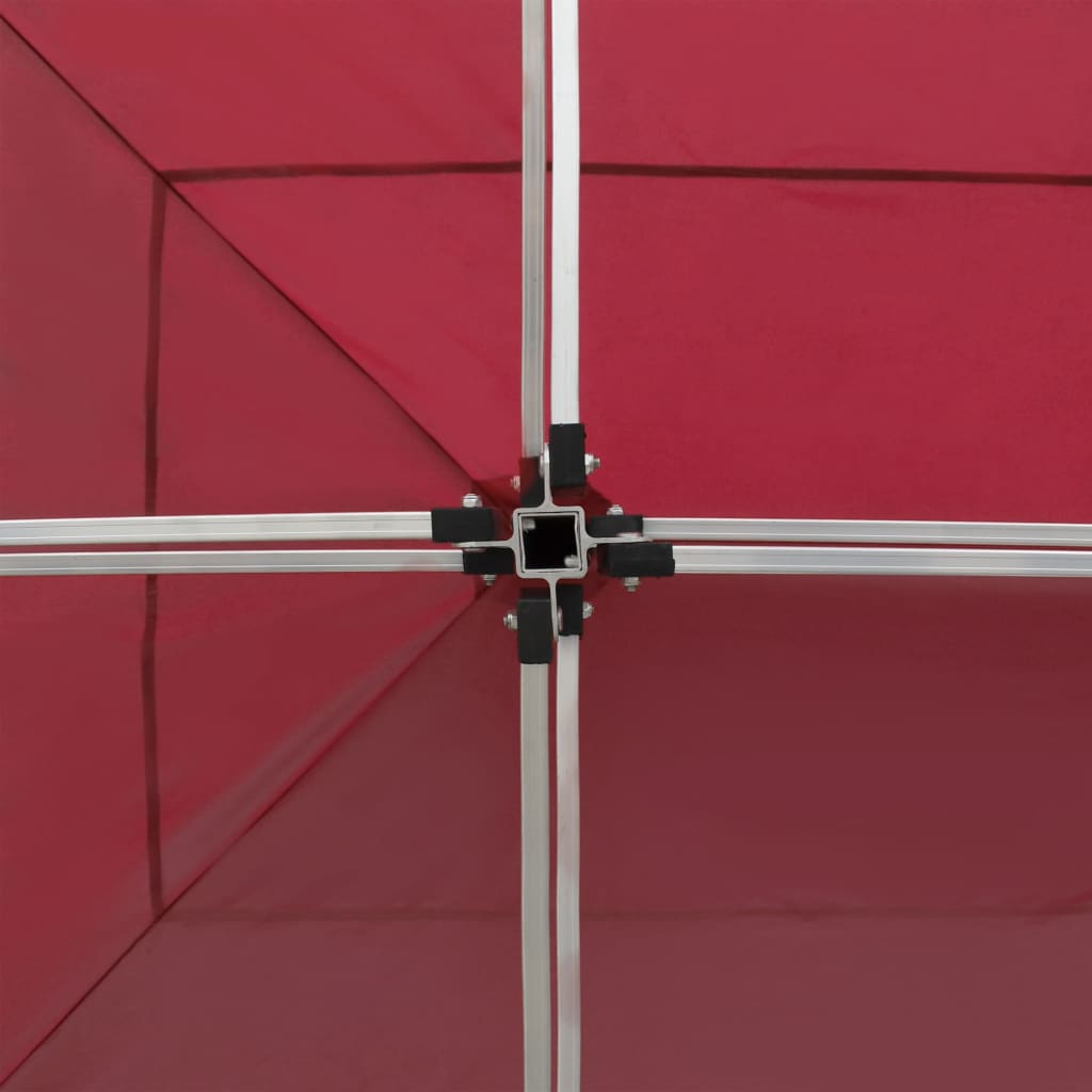vidaXL Professional Folding Party Tent Aluminium 6x3 m Wine Red 6