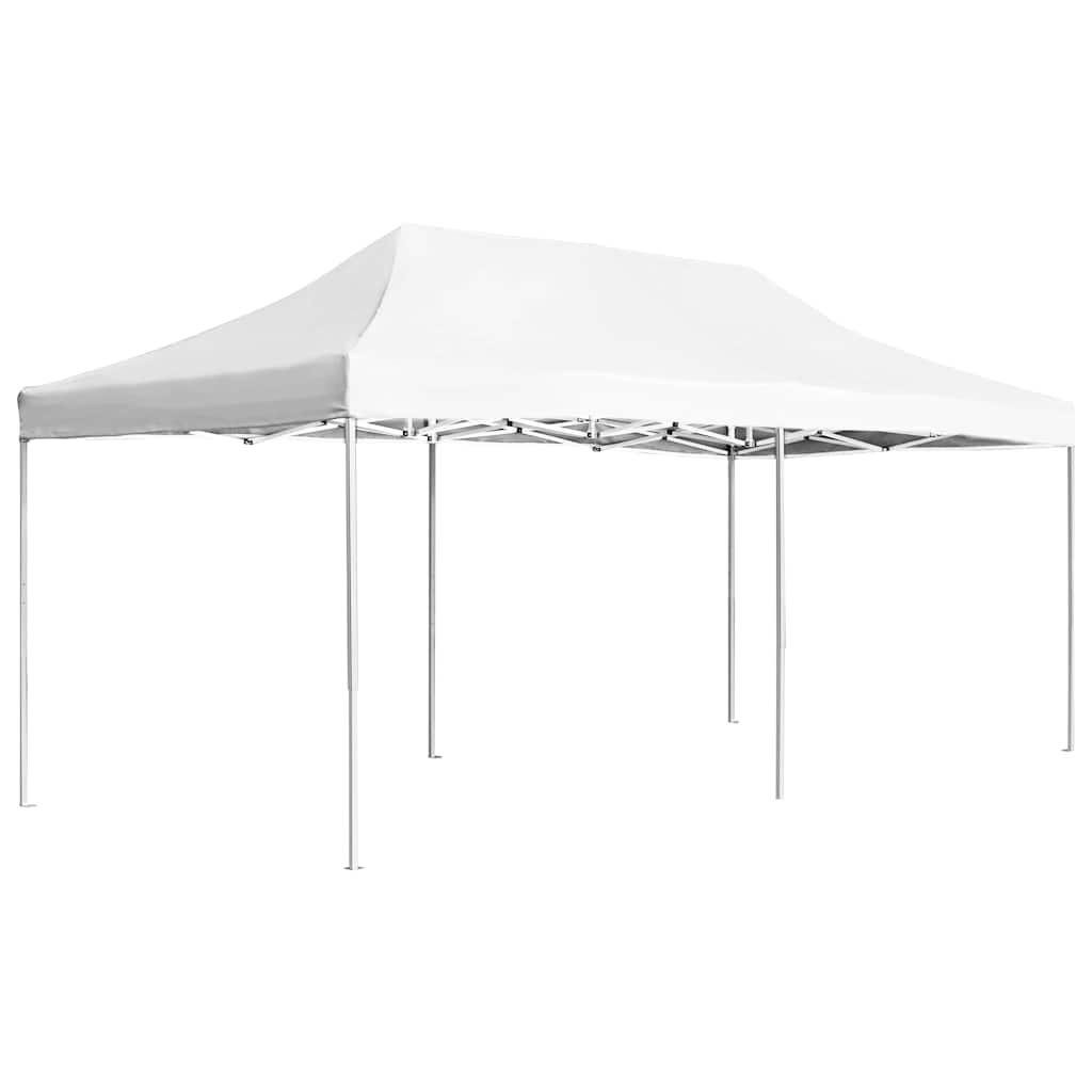 Professional Folding Party Tent Aluminium White 6 x 3 m