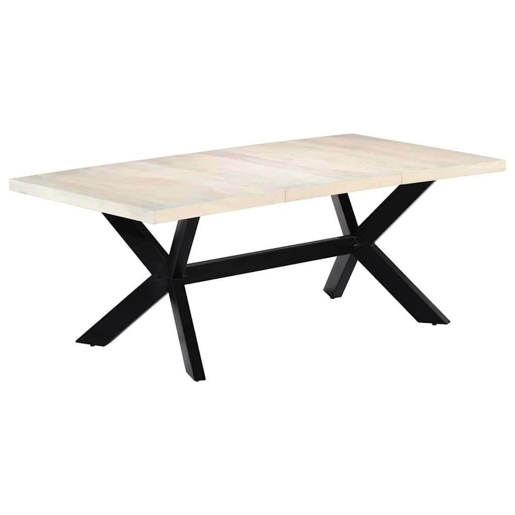 vidaXL Dining Table Solid Mango Wood Height 75 cm