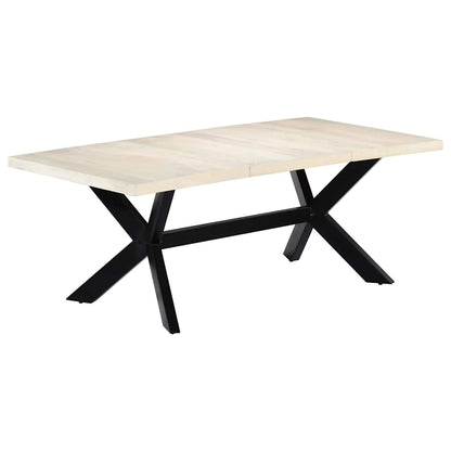 vidaXL Dining Table Solid Mango Wood Height 75 cm