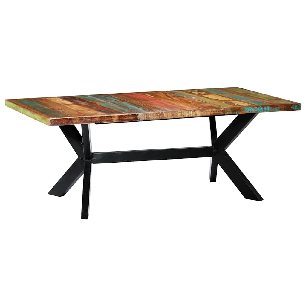 vidaXL Dining Table Solid Mango Wood Height 75 cm