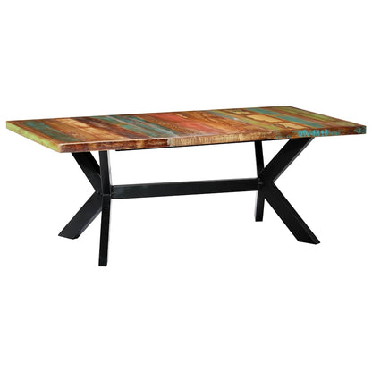 vidaXL Dining Table Solid Mango Wood Height 75 cm