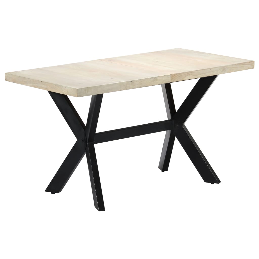 vidaXL Dining Table Solid Mango Wood Height 75 cm