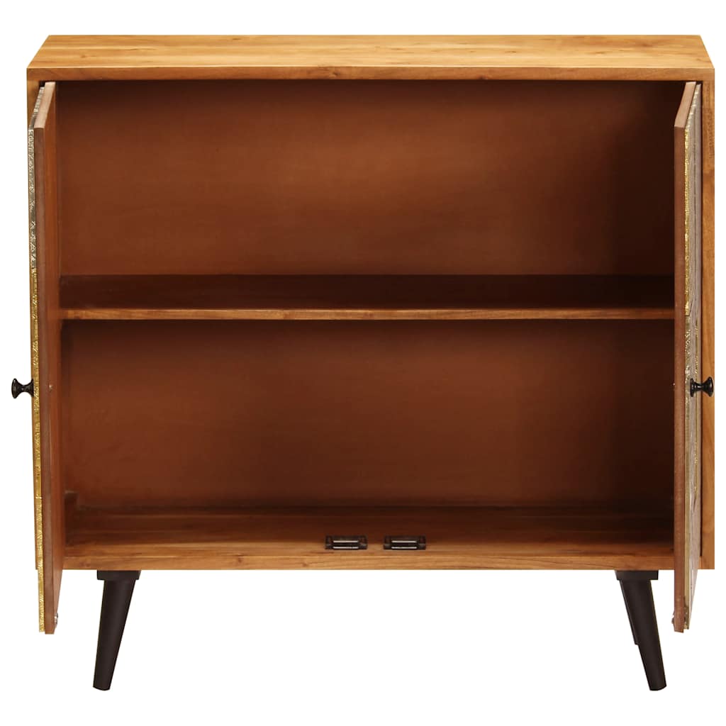 247683 vidaXL Sideboard 80x30x75 cm Solid Acacia Wood 3