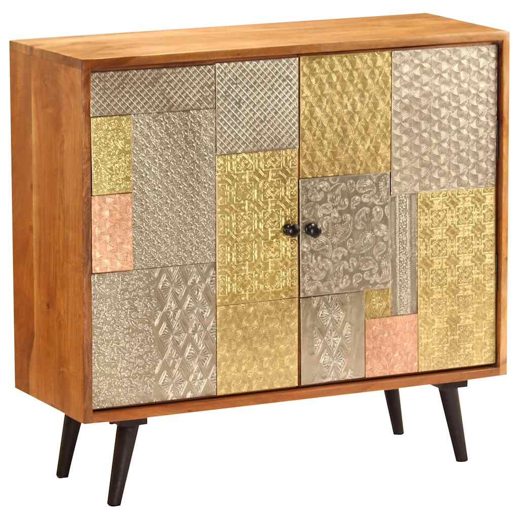247683 vidaXL Sideboard 80x30x75 cm Solid Acacia Wood 5