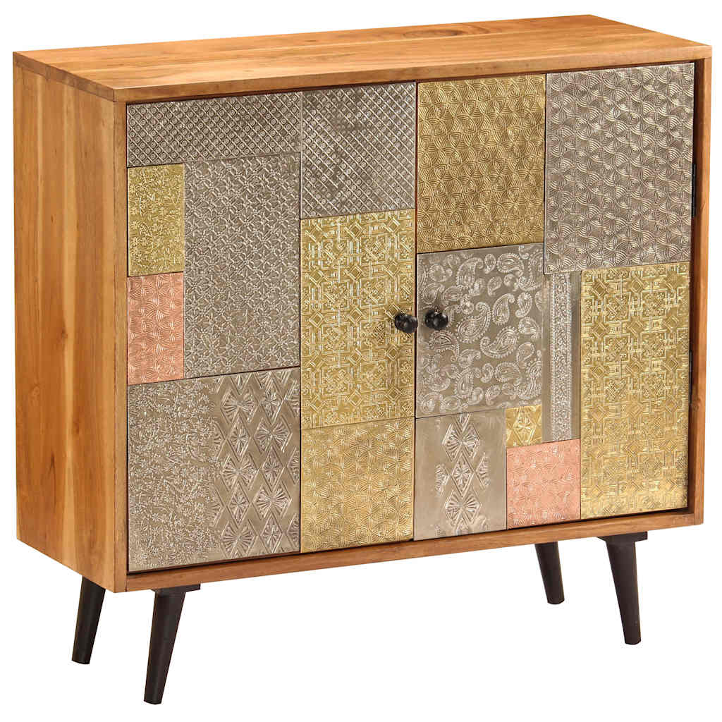 247683 vidaXL Sideboard 80x30x75 cm Solid Acacia Wood 6