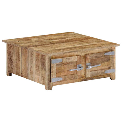 vidaXL Coffee Table | Natural Mango Wood | Solid Mango Wood | Compact 1