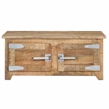 vidaXL Coffee Table | Natural Mango Wood | Solid Mango Wood | Compact 2