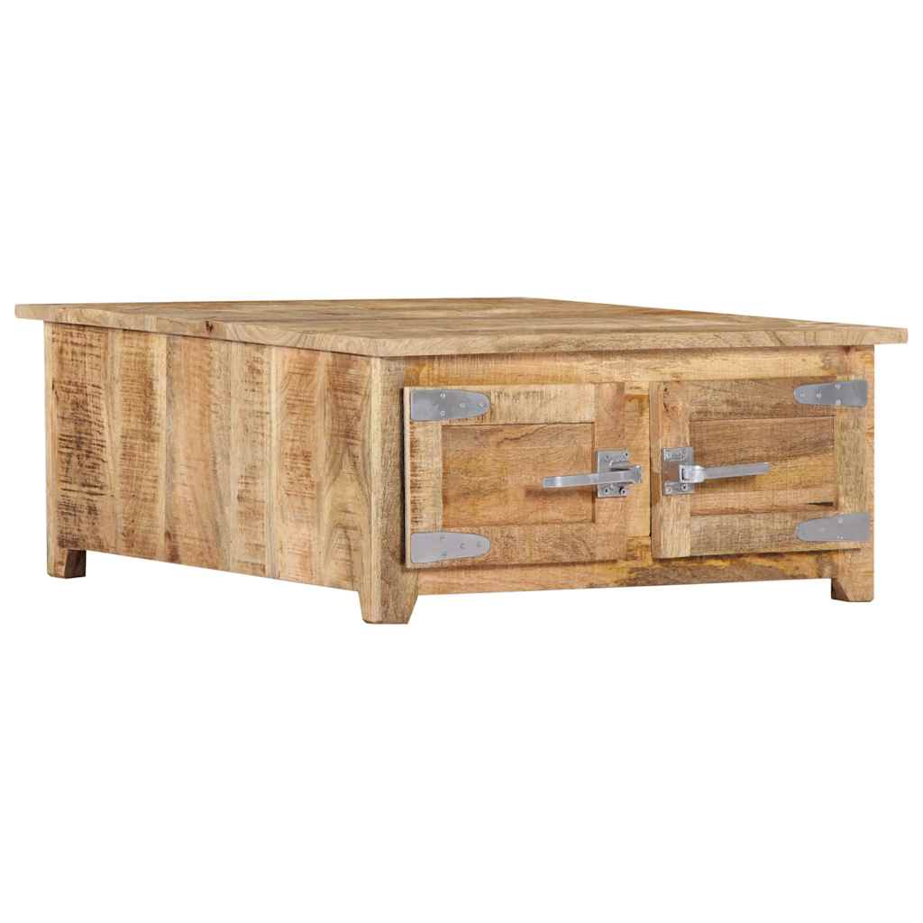 vidaXL Coffee Table | Natural Mango Wood | Solid Mango Wood | Compact 4