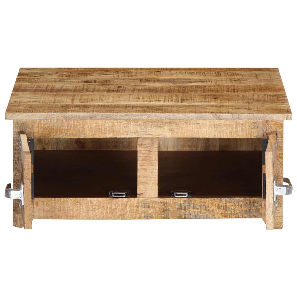vidaXL Coffee Table | Natural Mango Wood | Solid Mango Wood | Compact 5