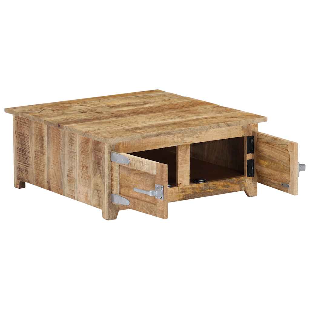 vidaXL Coffee Table | Natural Mango Wood | Solid Mango Wood | Compact 6