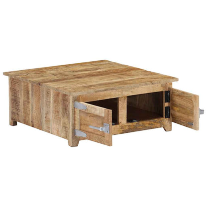 vidaXL Coffee Table | Natural Mango Wood | Solid Mango Wood | Compact 6