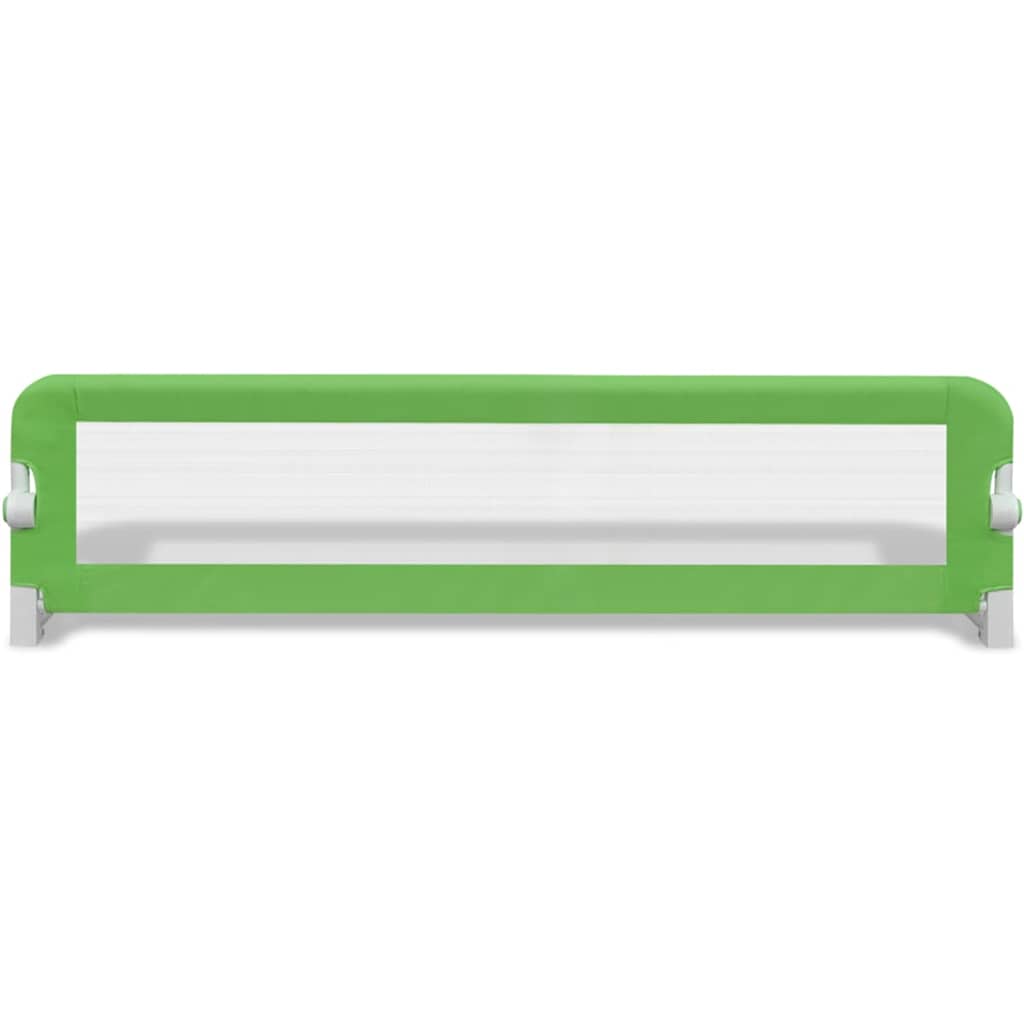 vidaXL Toddler Safety Bed Rail 2 pcs Green 150x42 cm 4