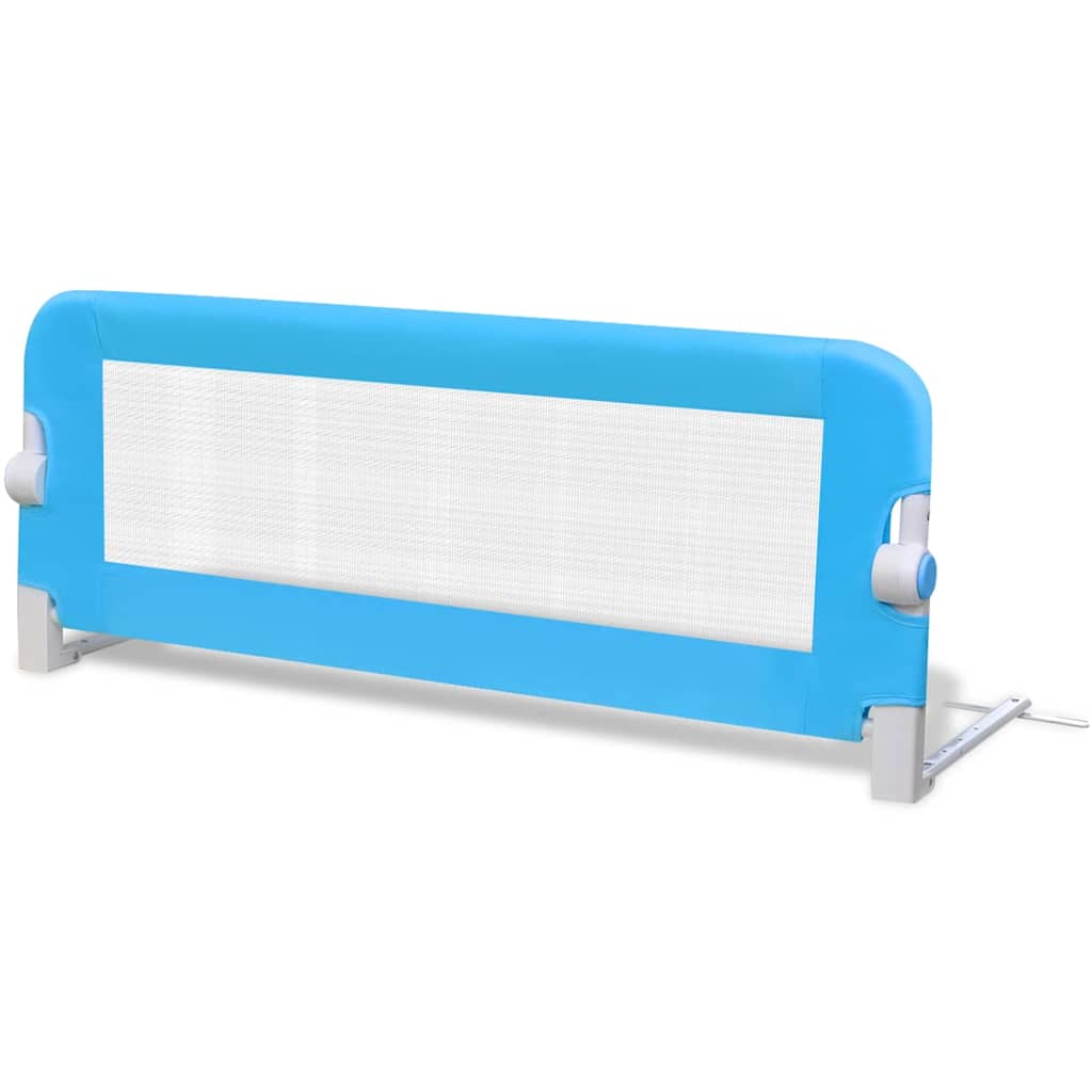 vidaXL Toddler Safety Bed Rail 2 pcs Blue 102x42 cm 3