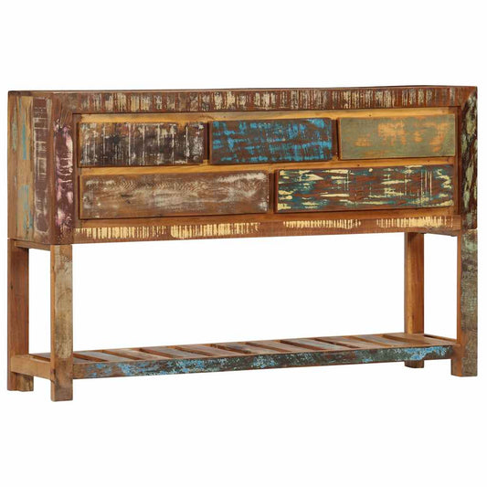 247478 vidaXL Sideboard 120x30x75 cm Solid Reclaimed Wood 1