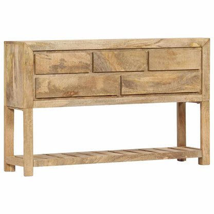 247479 vidaXL Sideboard 120x30x75 cm Solid Mango Wood 1