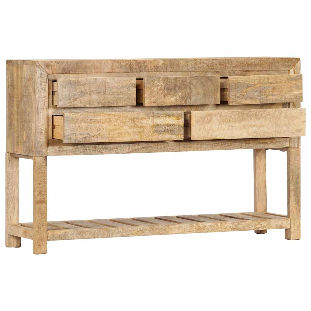 247479 vidaXL Sideboard 120x30x75 cm Solid Mango Wood 3