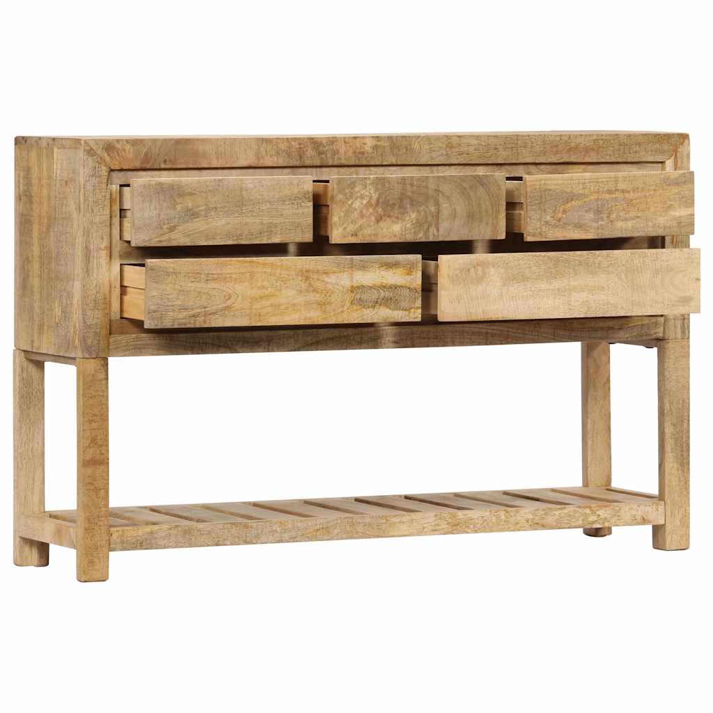 247479 vidaXL Sideboard 120x30x75 cm Solid Mango Wood 4