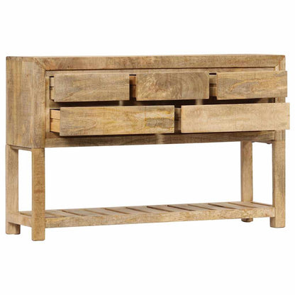 247479 vidaXL Sideboard 120x30x75 cm Solid Mango Wood 4