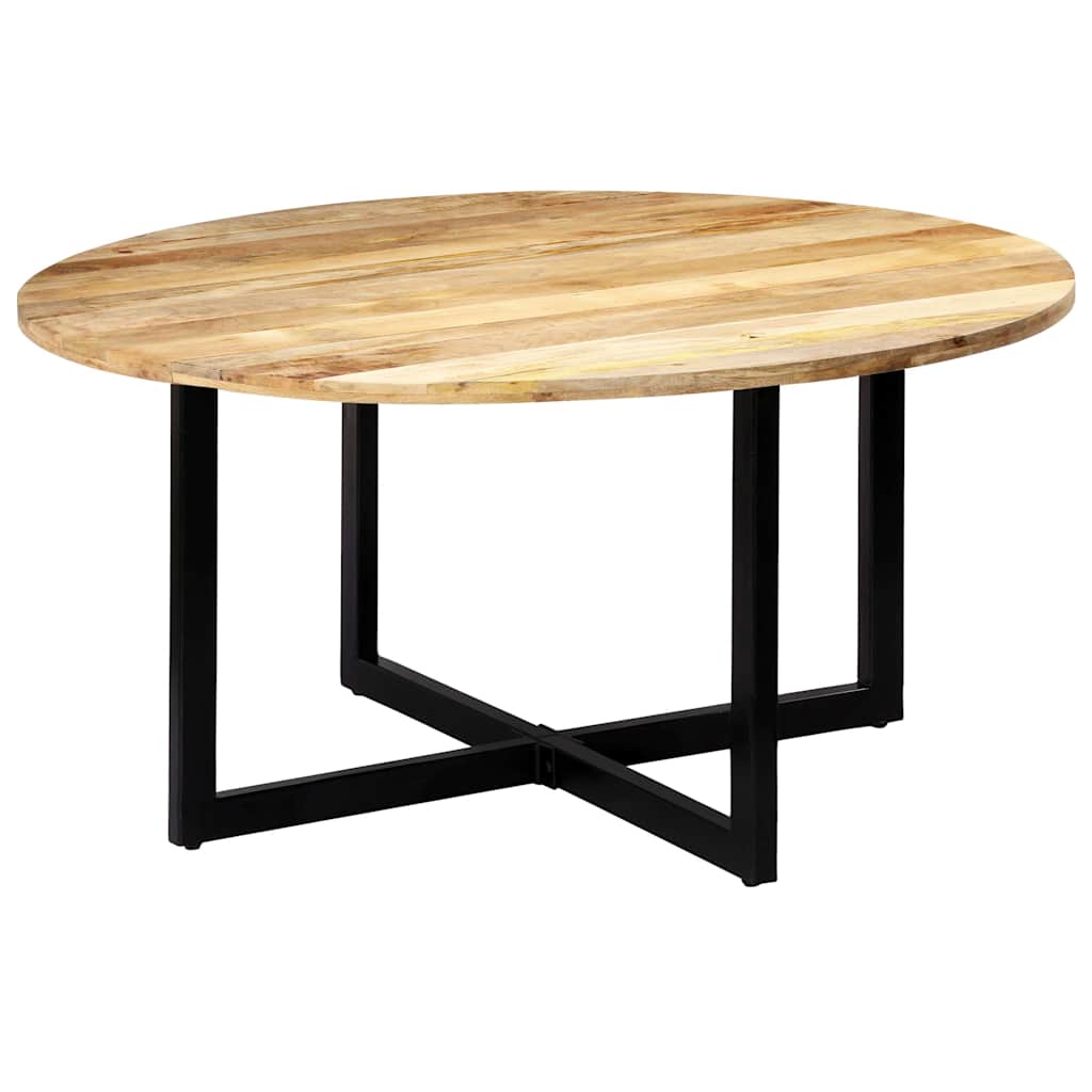247851 vidaXL Dining Table 150x73 cm Solid Mango Wood 4