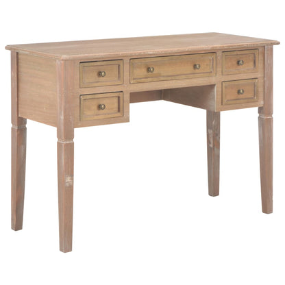 vidaXL Writing Desk | Brown | MDF and Pinewood | Standard | Writing Desk 1
