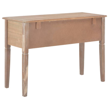 vidaXL Writing Desk | Brown | MDF and Pinewood | Standard | Writing Desk 4