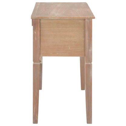 vidaXL Writing Desk | Brown | MDF and Pinewood | Standard | Writing Desk 5
