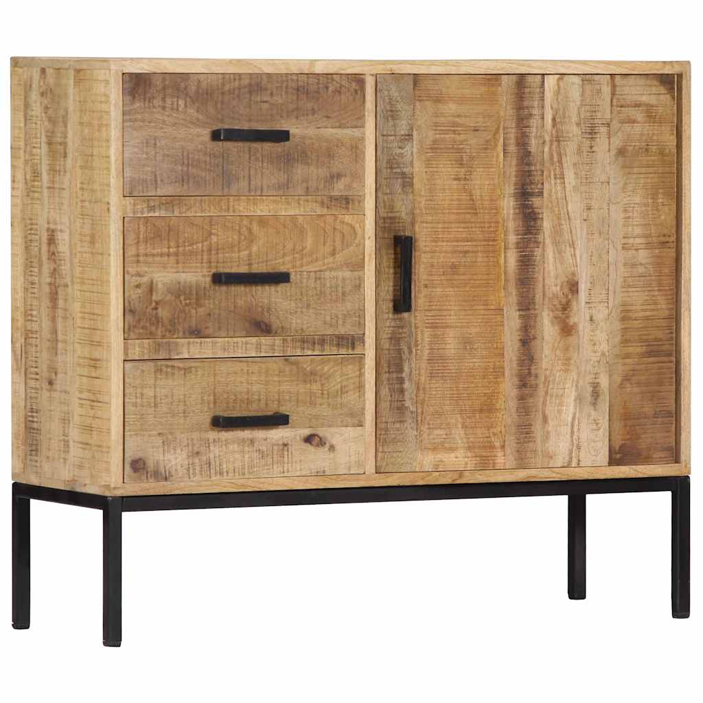 247969 vidaXL Sideboard 88x30x71 cm Solid Mango Wood 1