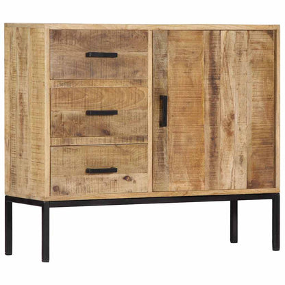 247969 vidaXL Sideboard 88x30x71 cm Solid Mango Wood 1