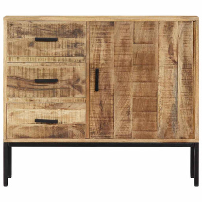 247969 vidaXL Sideboard 88x30x71 cm Solid Mango Wood 2
