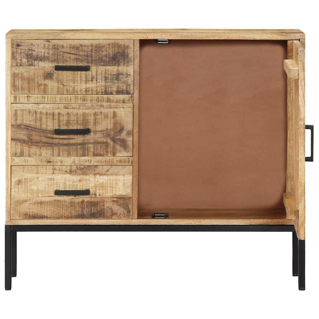 247969 vidaXL Sideboard 88x30x71 cm Solid Mango Wood 3