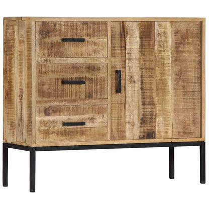 247969 vidaXL Sideboard 88x30x71 cm Solid Mango Wood 6