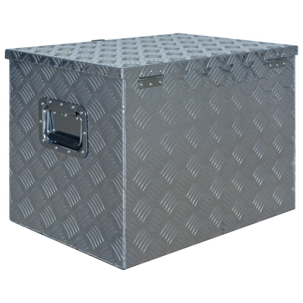 144847 vidaXL Aluminium Box 610x430x455 mm Silver 4