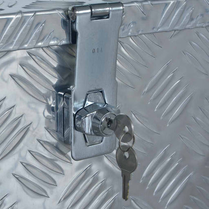 144847 vidaXL Aluminium Box 610x430x455 mm Silver 6