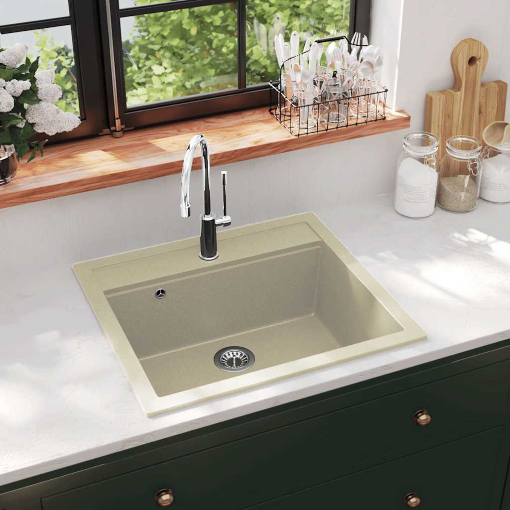 vidaXL Sink Granite