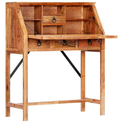 248098 vidaXL Writing Desk 90x40x107cm Solid Acacia Wood 2