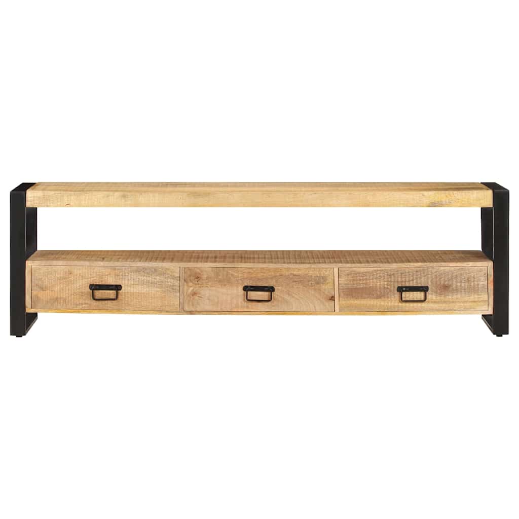 247906 vidaXL TV Cabinet 150x30x45 cm Solid Mango Wood 2