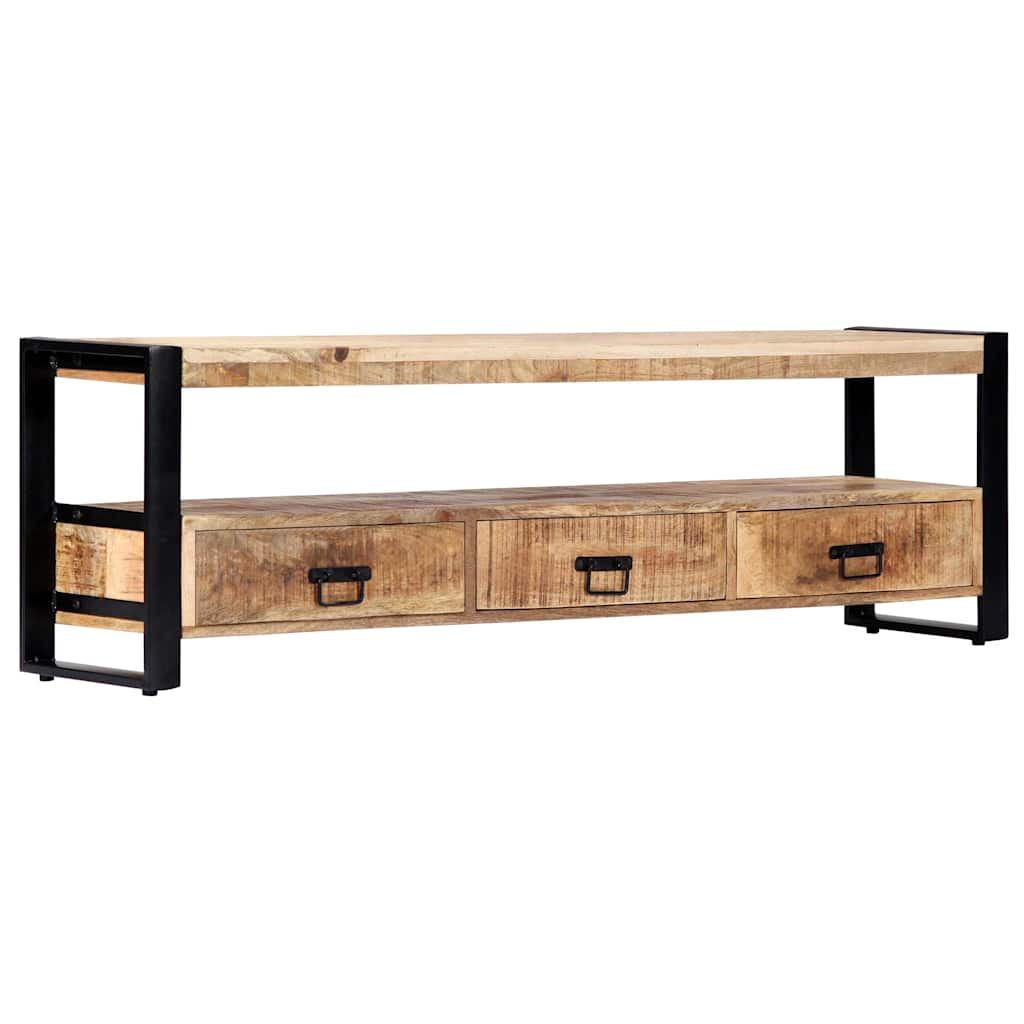 247906 vidaXL TV Cabinet 150x30x45 cm Solid Mango Wood 5