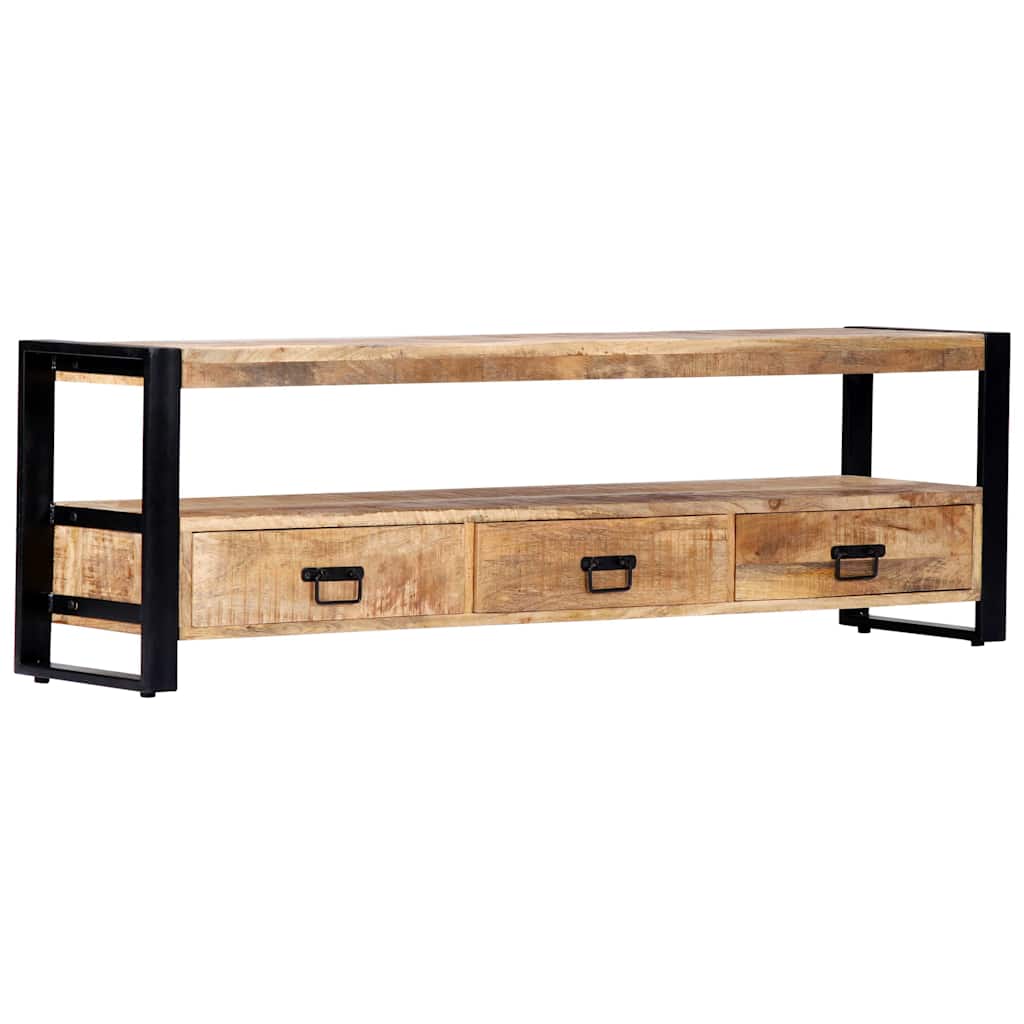 247906 vidaXL TV Cabinet 150x30x45 cm Solid Mango Wood 6